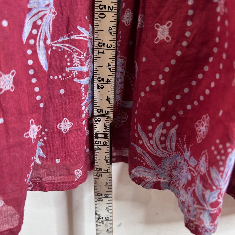 Free People Golden Hour Pullover Maxi Dress Women's M Pockets Peasant Boho Flowy - Picture 10 of 16